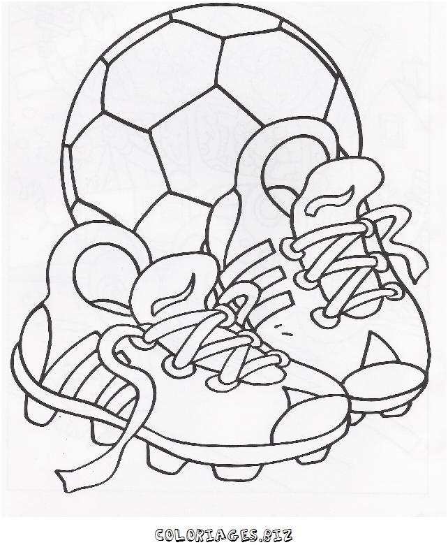 coloriage ballon de foot
