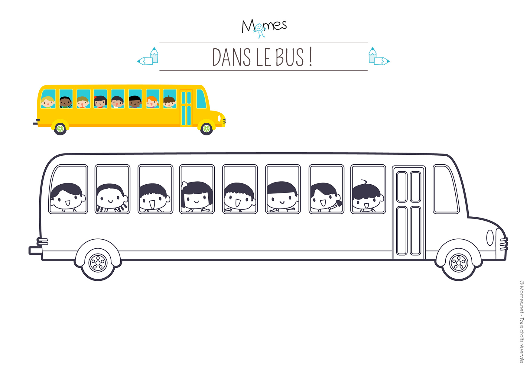 Coloriage Bus