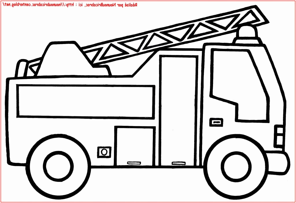gateau camion de pompier facile nouveau coloriage camion pompier imprimer gratuit printable coloriage en