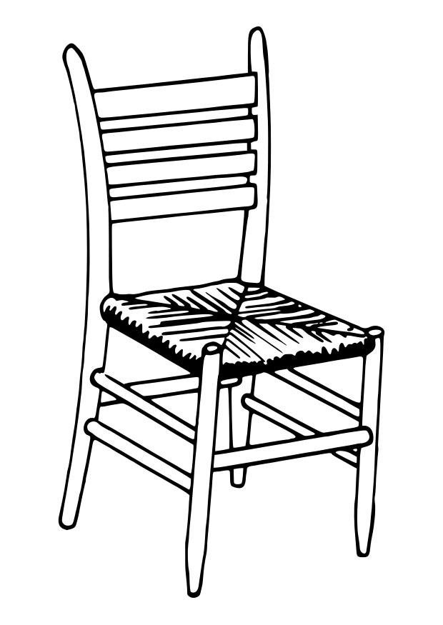 coloriage chaise i