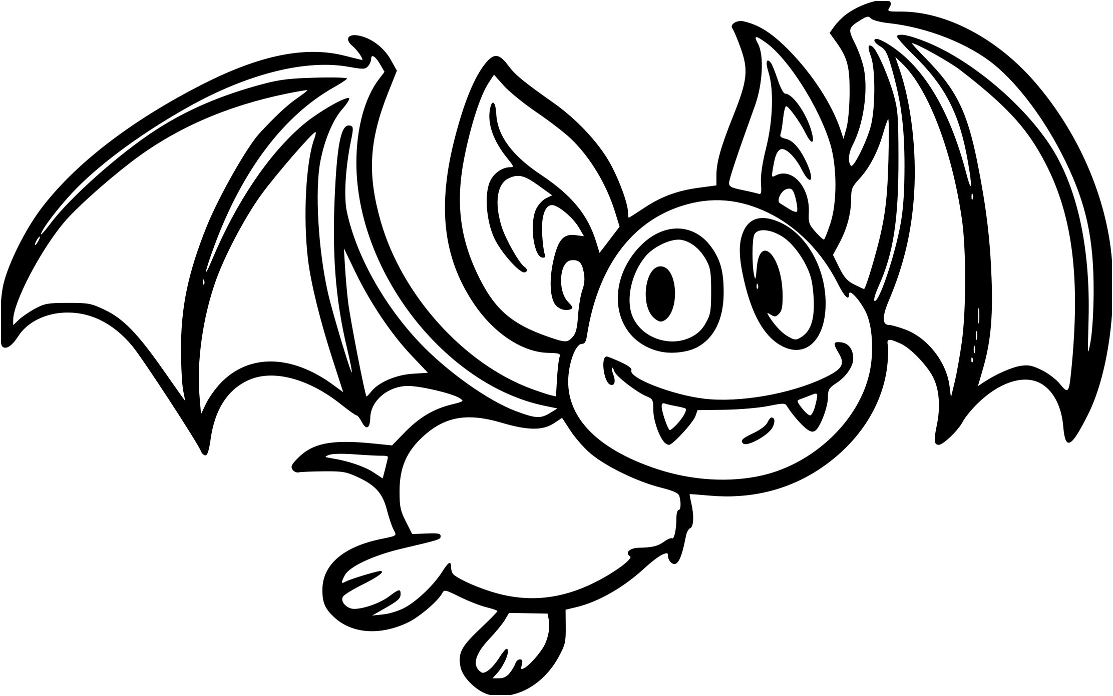 chauve souris vampire dessin