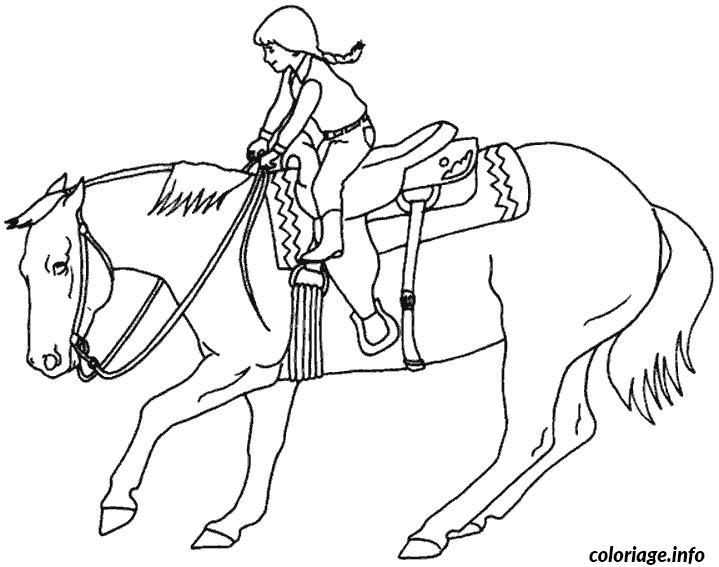 chevaux grand galop coloriage dessin 360