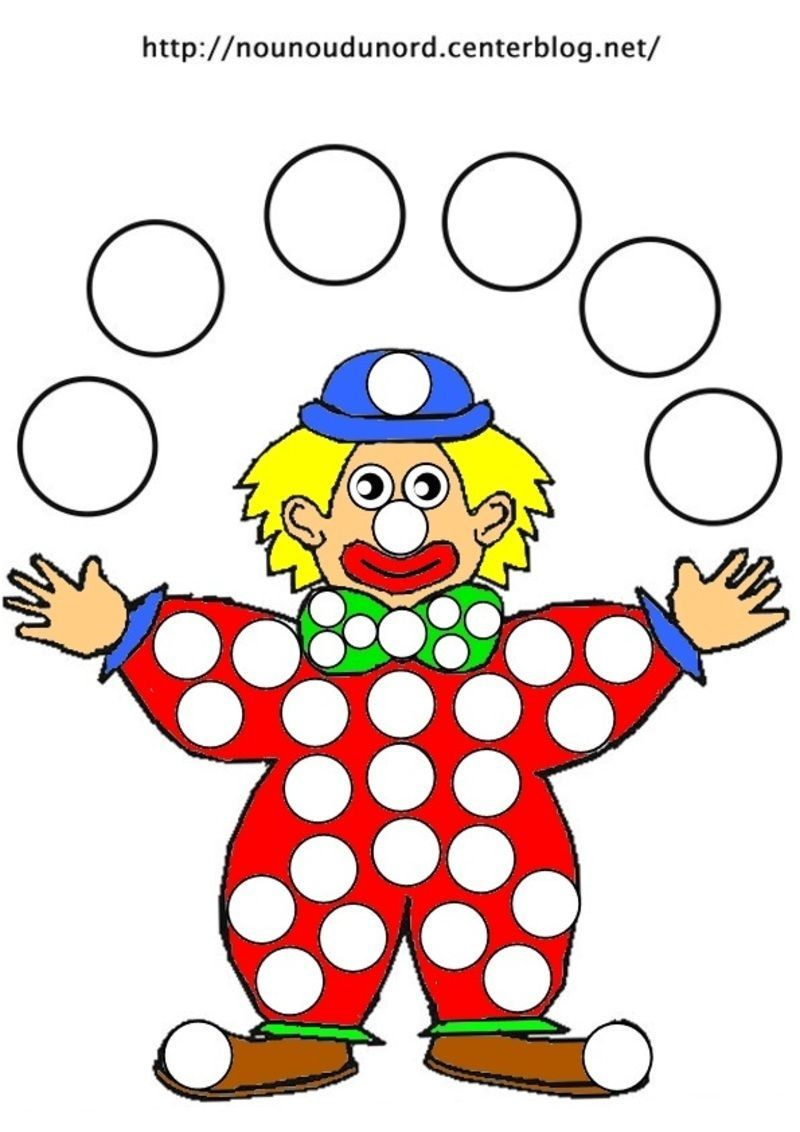 rub coloriage clown