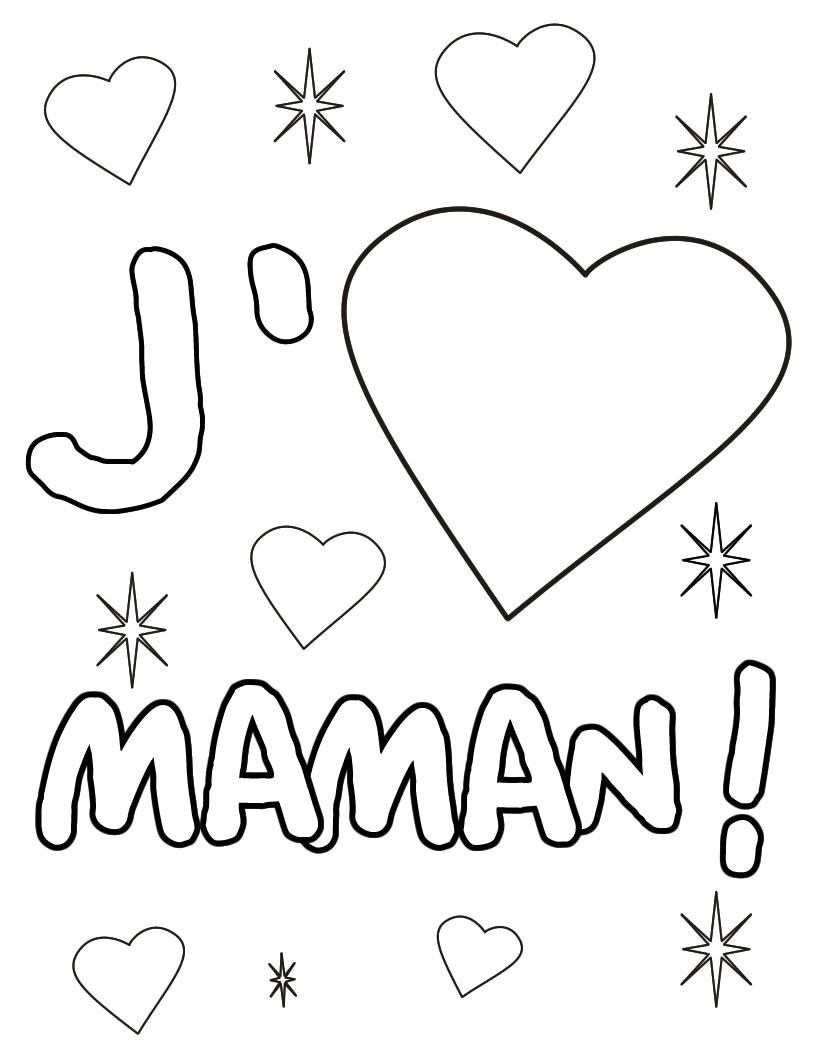 7346 coloriage j aime maman lettre m pinterest 6932 livre de coloriage 3d