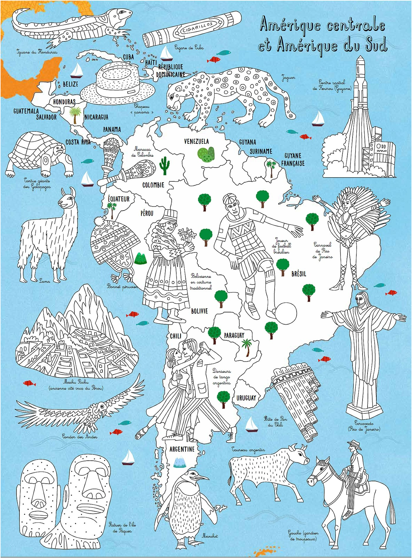 cahier de coloriage atlas du monde a colorier