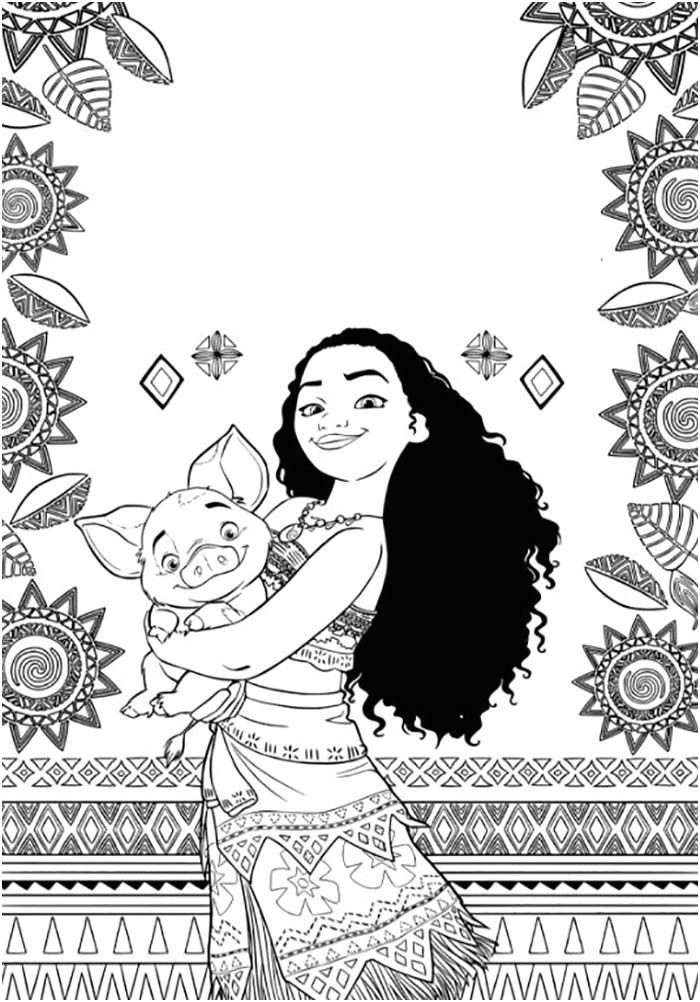 jeux de coloriage de princesses disney gratuit coloriages gratuits imprimer vaiana et maui 2