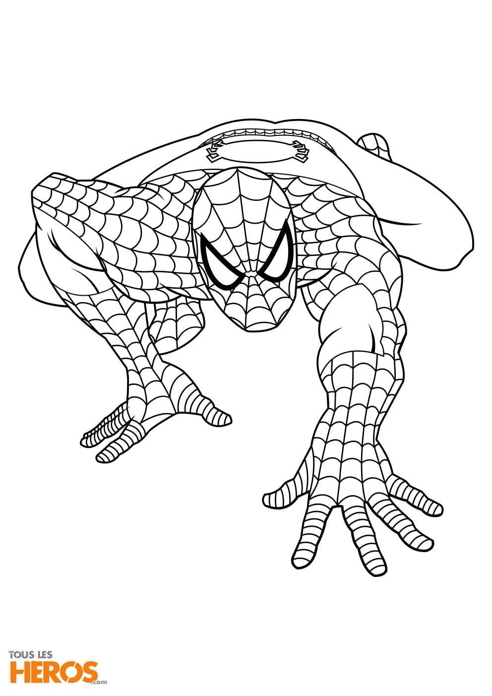 coloriage vaisseau spatial a imprimer dessus coloriage de spiderman gratuit