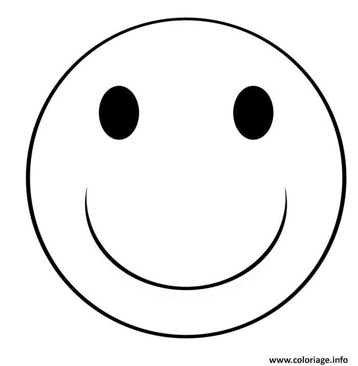 sourire emoji 2 coloriage dessin