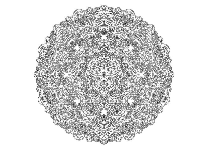 coloriage de mandala tumblr