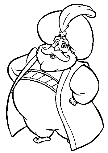 aladin coloring pages