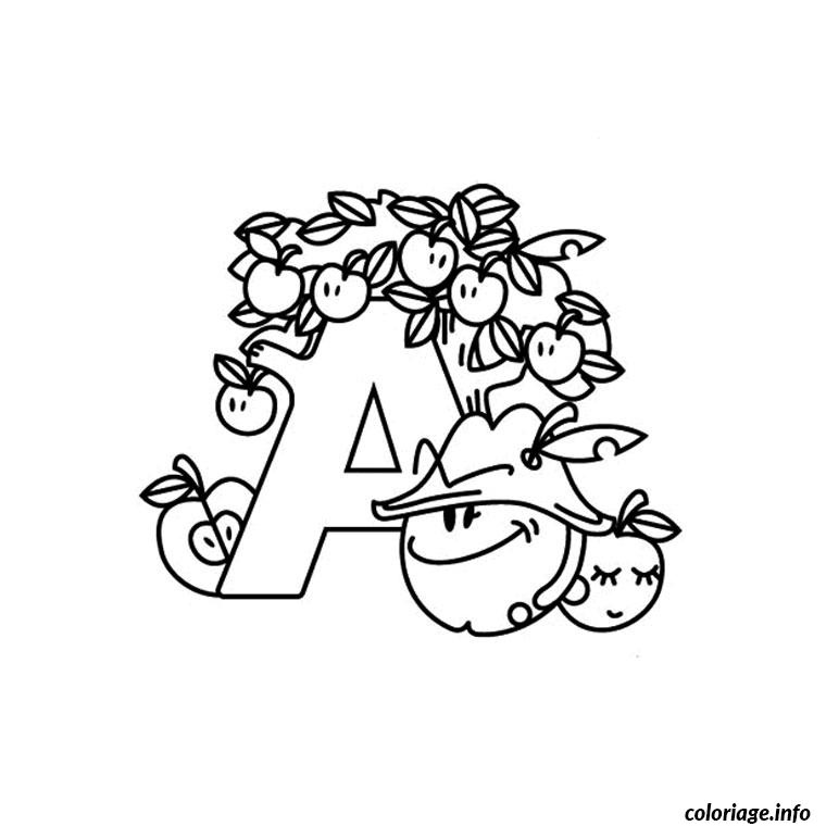 alphabet halloween coloriage dessin 7001