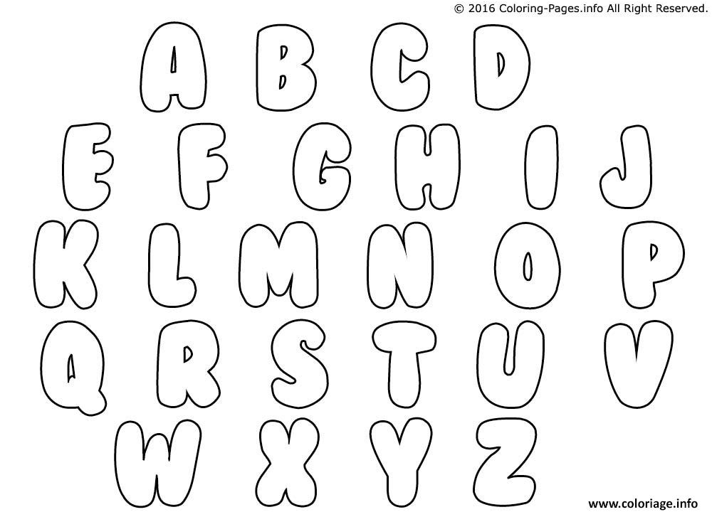 alphabet maternelles coloriage dessin