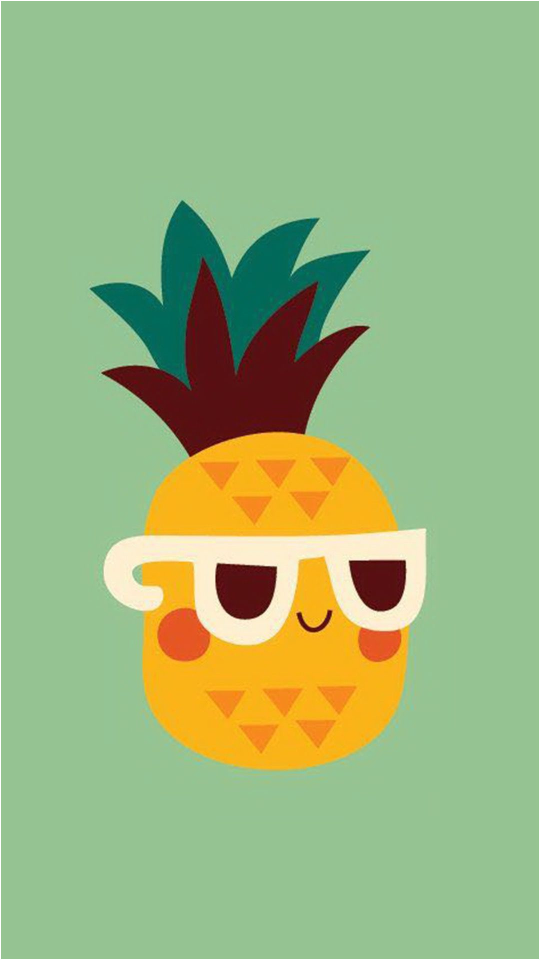dessin a colorier kawaii ananas