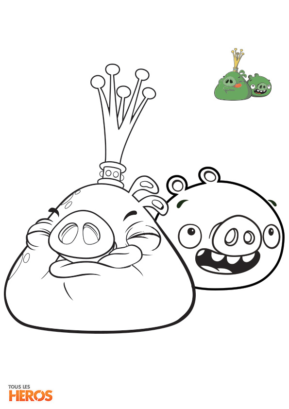 coloriages angry birds