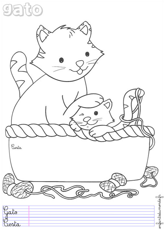 64 coloriage chat 1