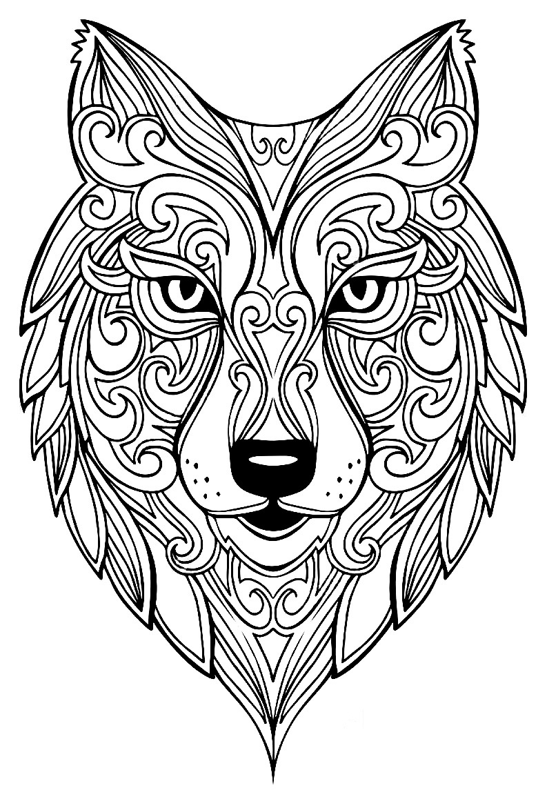 coloriage imprimer mandala animaux 3