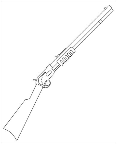 coloriage arme m16 a imprimer idees de coloriage sniper