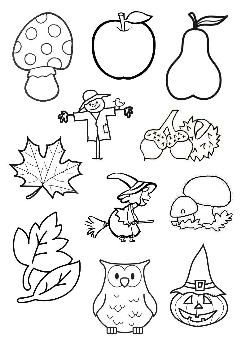 dessin feuille d automne coloriage