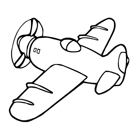 dessin avion canadair