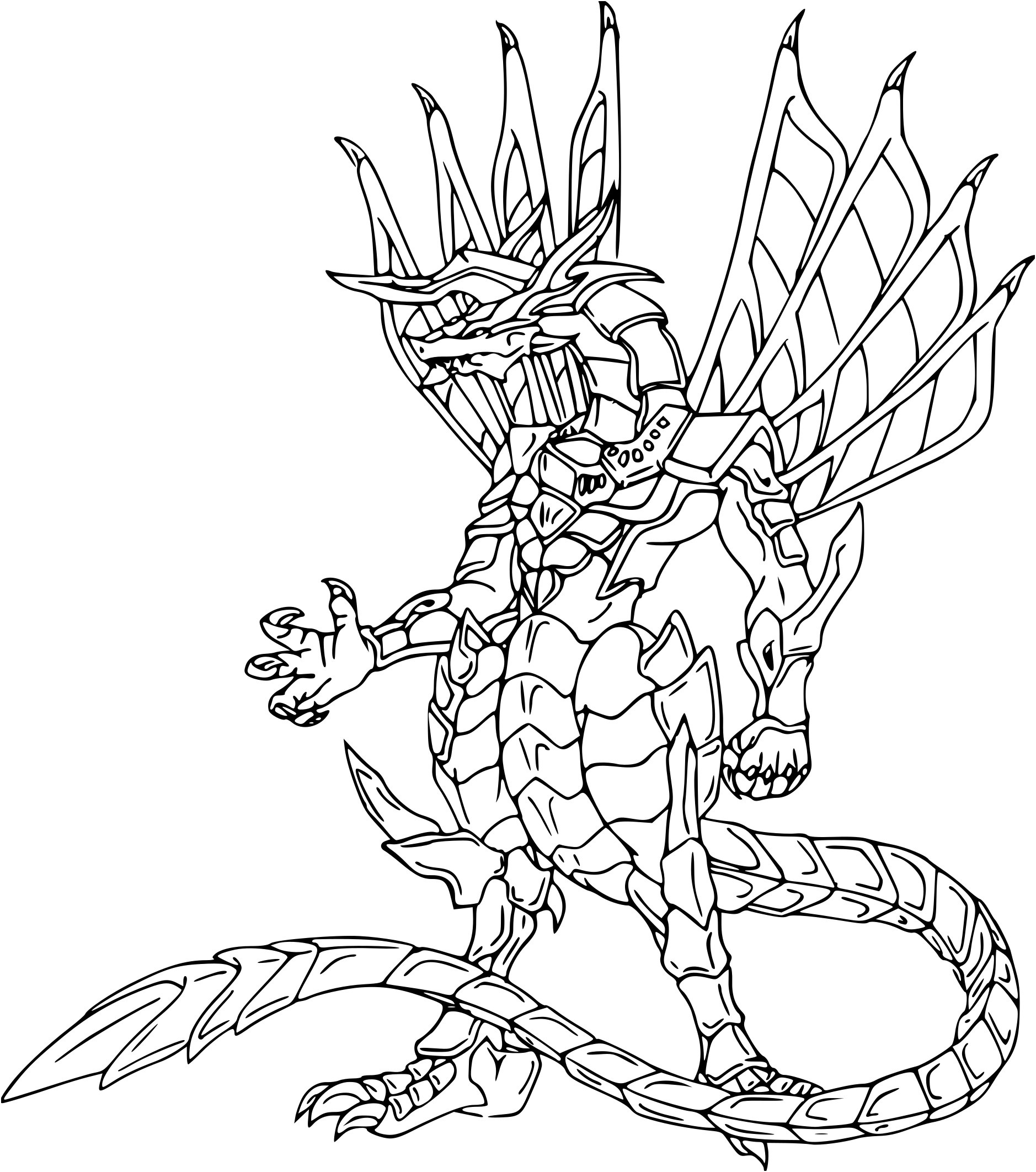 bakugan drago dessin