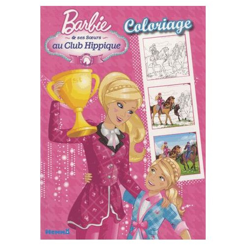 barbie et ses soeurs au club hippique coloriage de hemma
