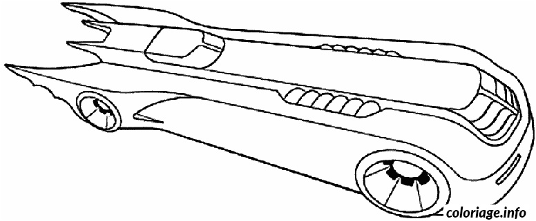 batmobile coloriage 6877