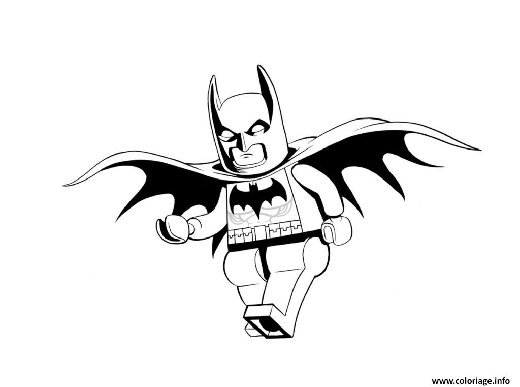 batman lego cap logo coloriage