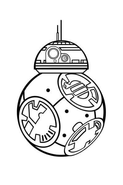 coloriage star wars bb8
