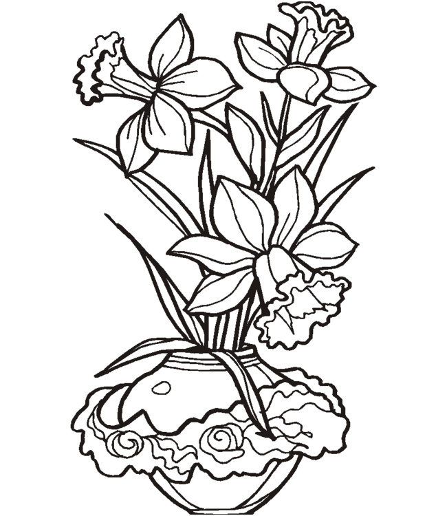 coloriage fleur de tiare