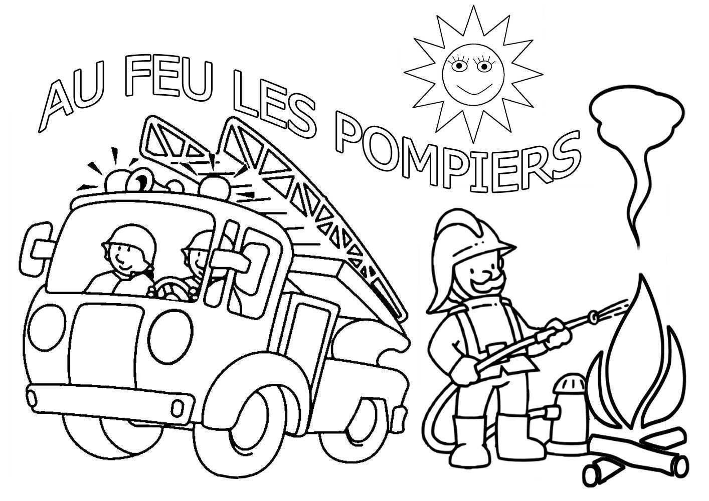 coloriage camion police nouveau coloriage sam le pompier colorier dessin imprimer