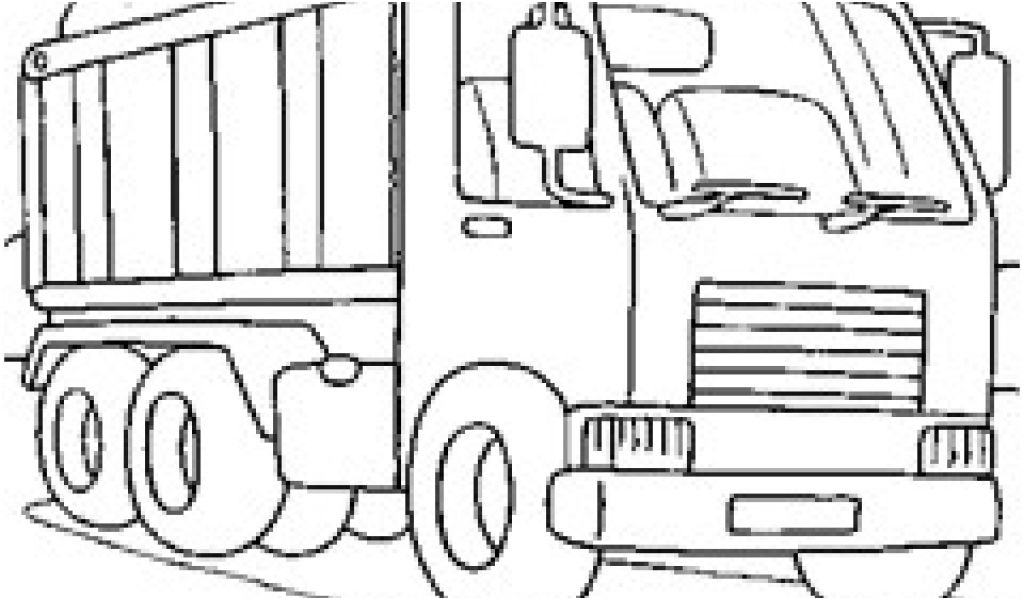 dessin coloriage camion poubelle coloriage camion benne