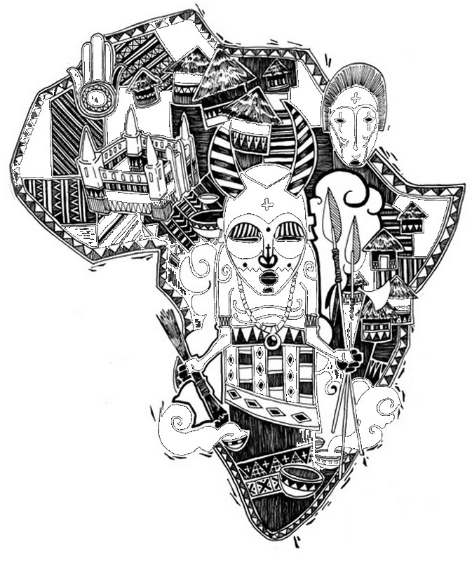 color v3 lang=de&theme id=531&theme=Afrika&image=coloriage adulte afrique g 5