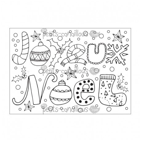 16 carte a colorier joyeux noel