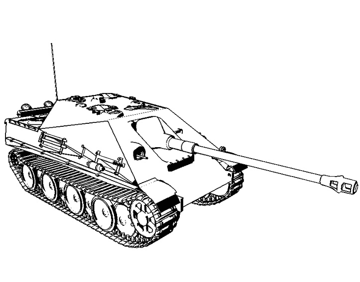 coloriage a imprimer tank militaire