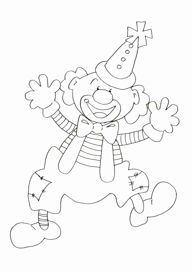 coloriage clown tueur