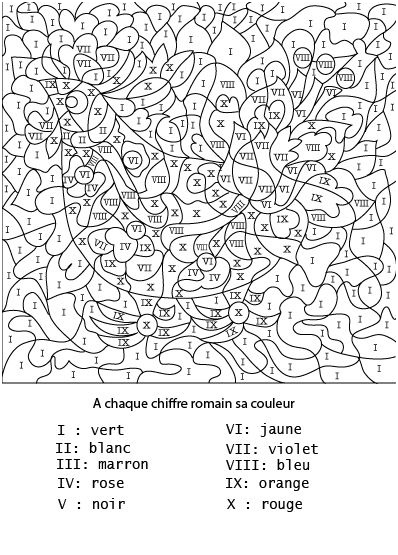 coloriage anti stress avec code couleur