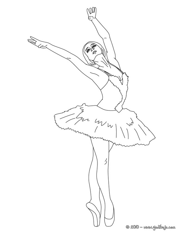 bailarinas de ballet para colorear