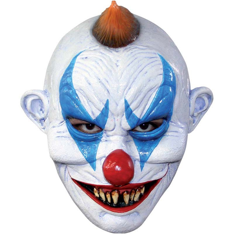 creepy carnevil clown head mask