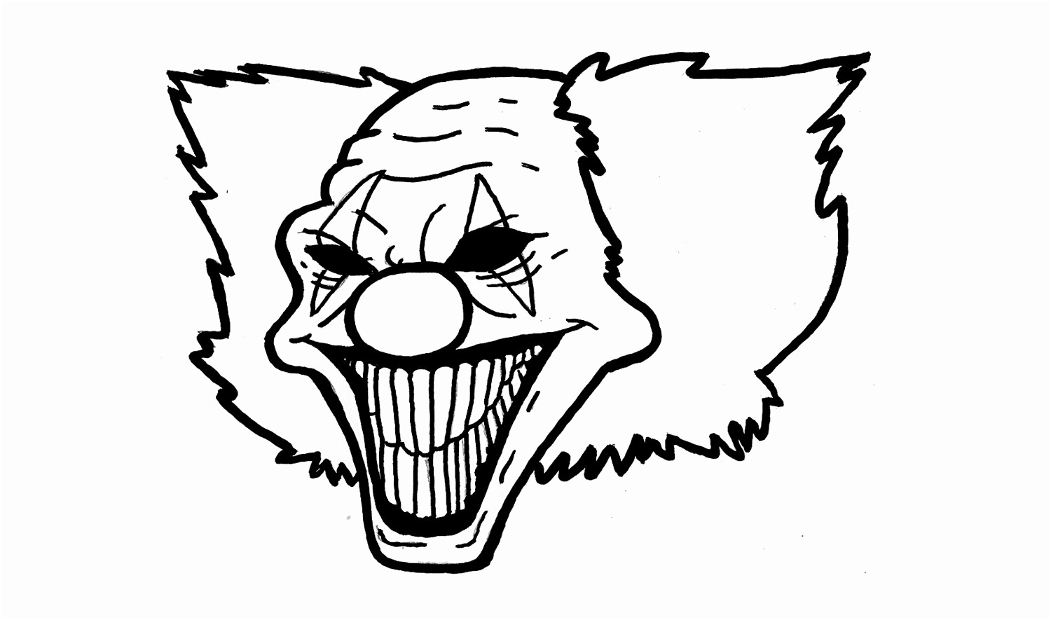 dessin de clown tueur elegant coloriage clown facile meilleur enfants coloriages s s media cache