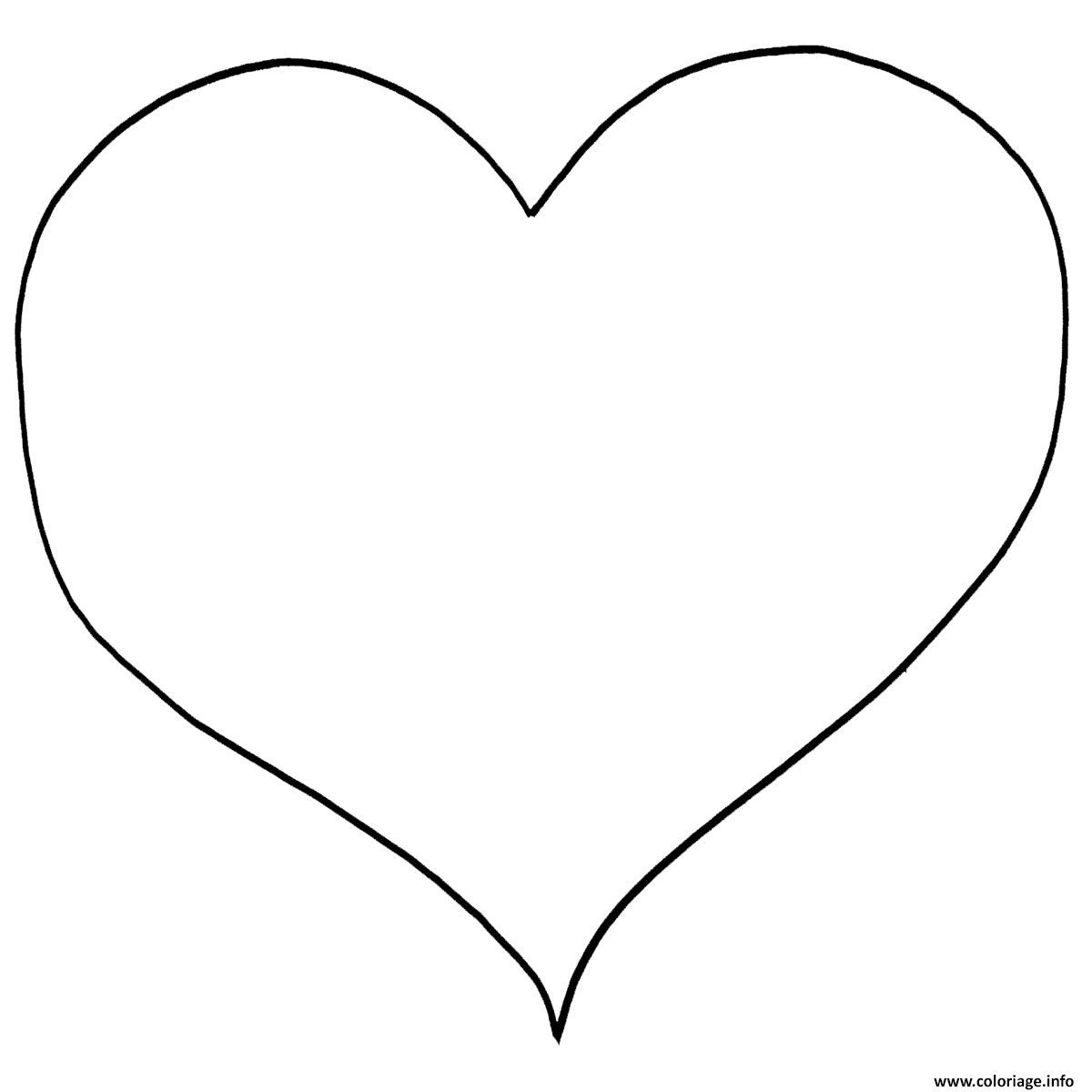 coeur saint valentin 118 coloriage dessin