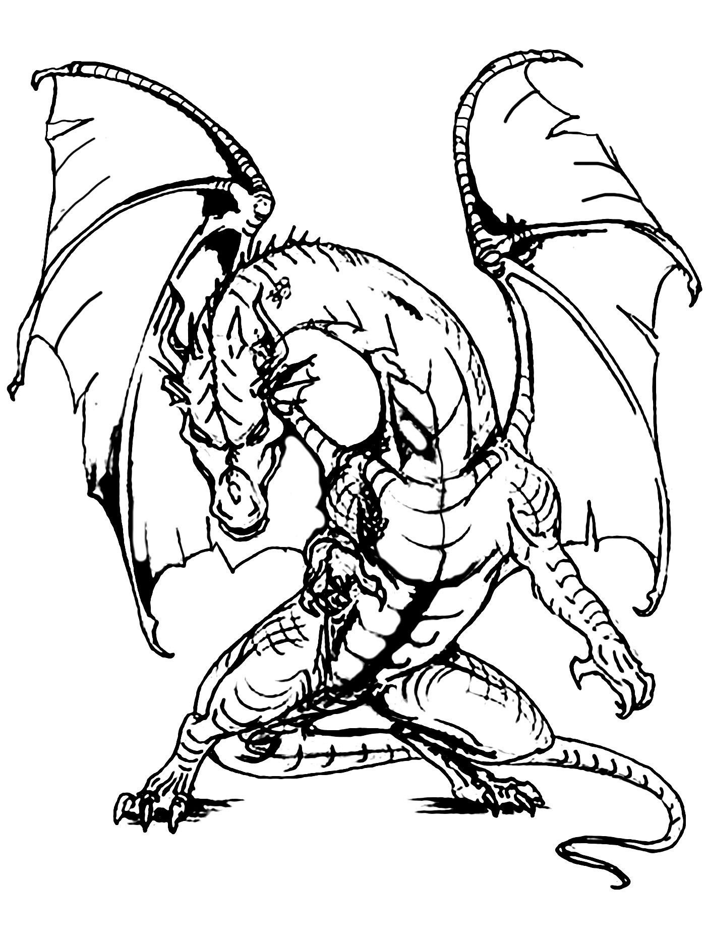 image=chevaliers et dragons coloriage dragon magnifique a telecharger 1