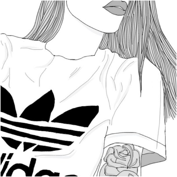 adidas swagg dessin fille