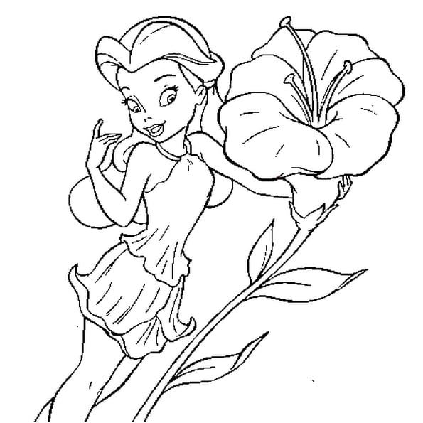 fleur coloriage