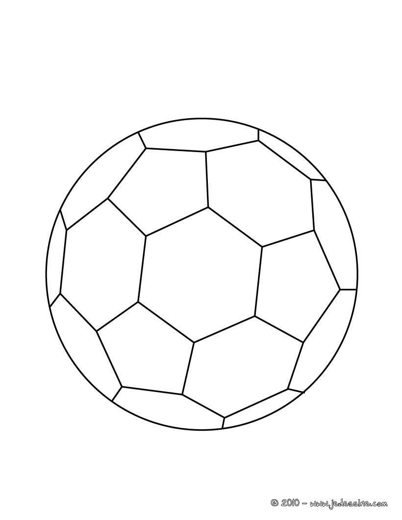 coloriage d un ballon de foot