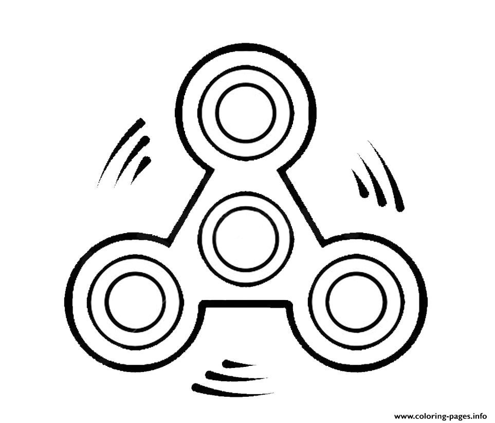 coloriage hand spinner