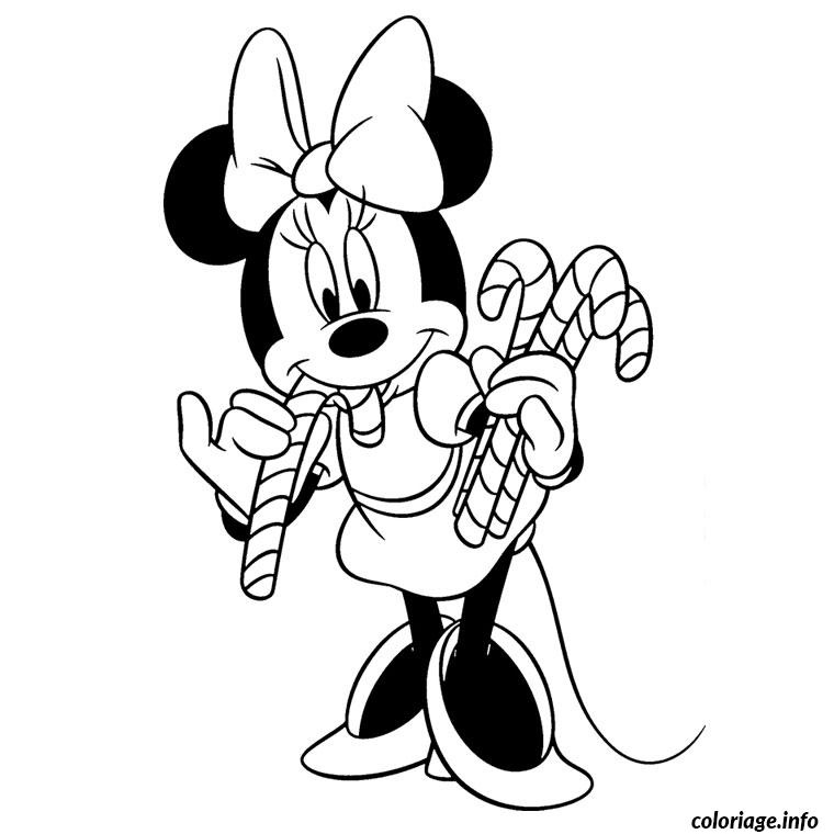 minnie coloriage noel disney coloriage 1901