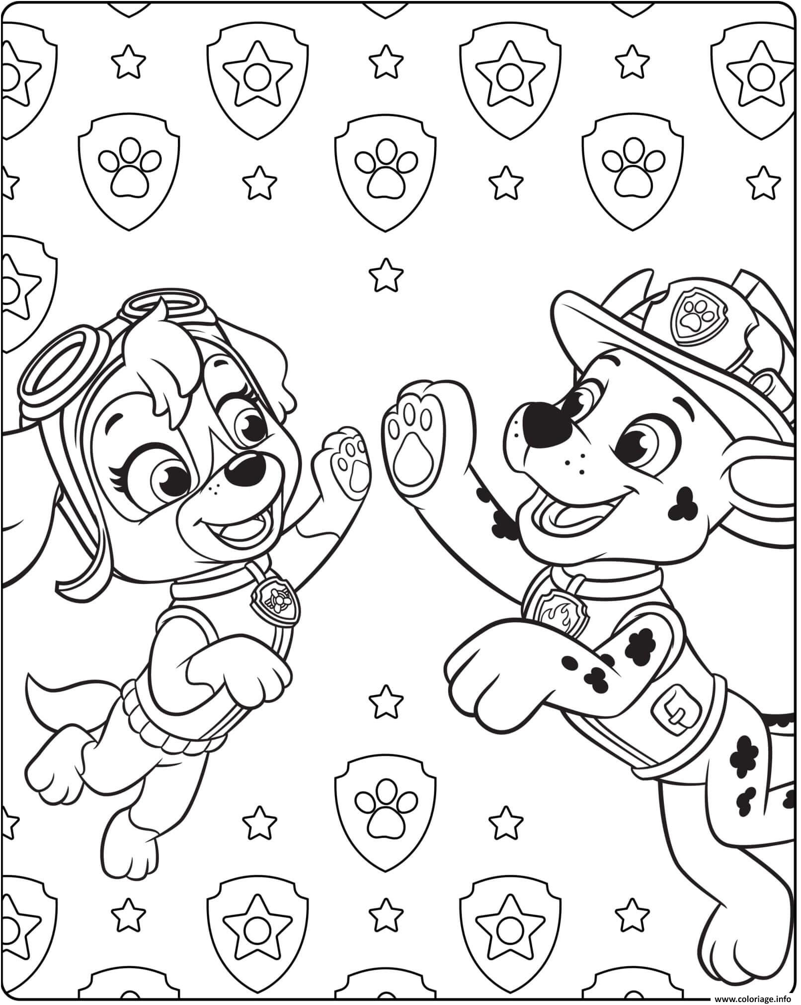 paw patrol ultimate rescue 3 coloriage