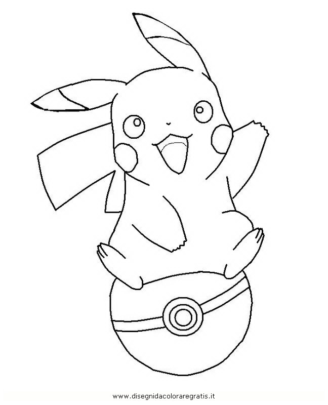 pikachu sur balle de pokemon