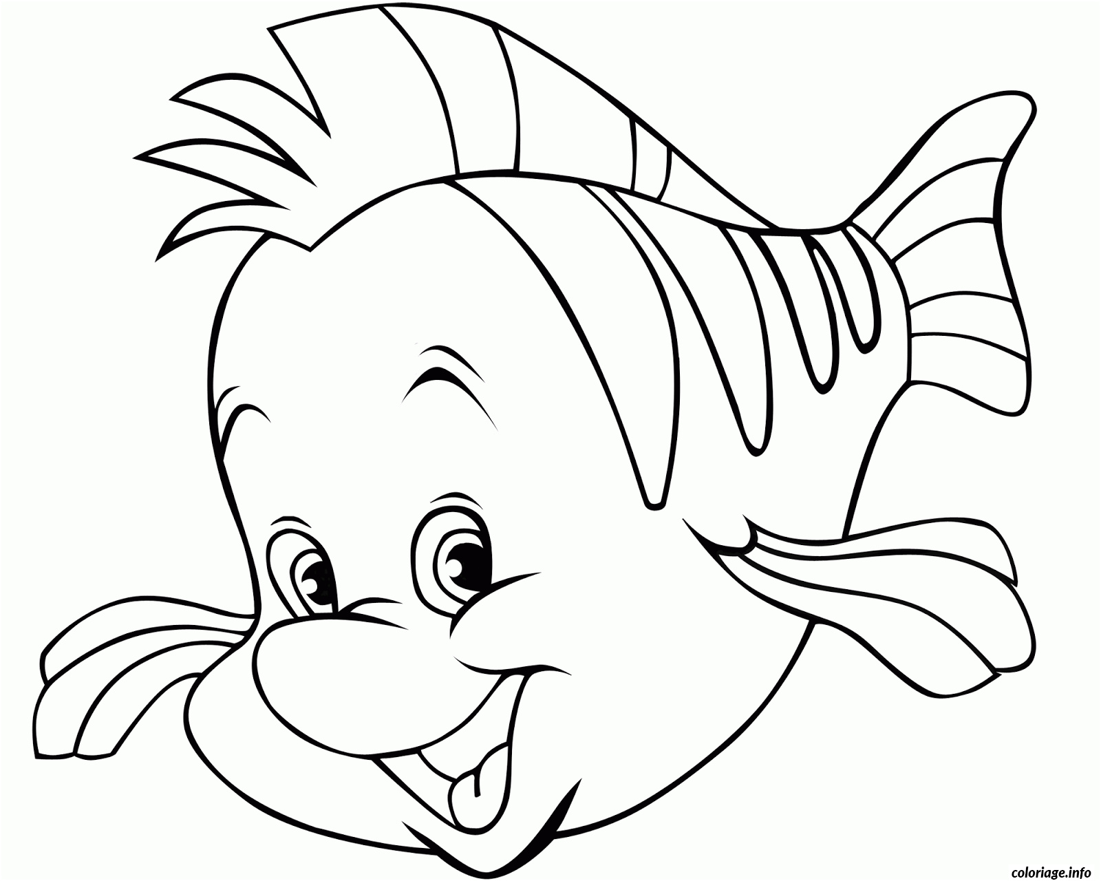 poisson 3 coloriage dessin