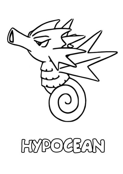 coloriage pokemon hypocean